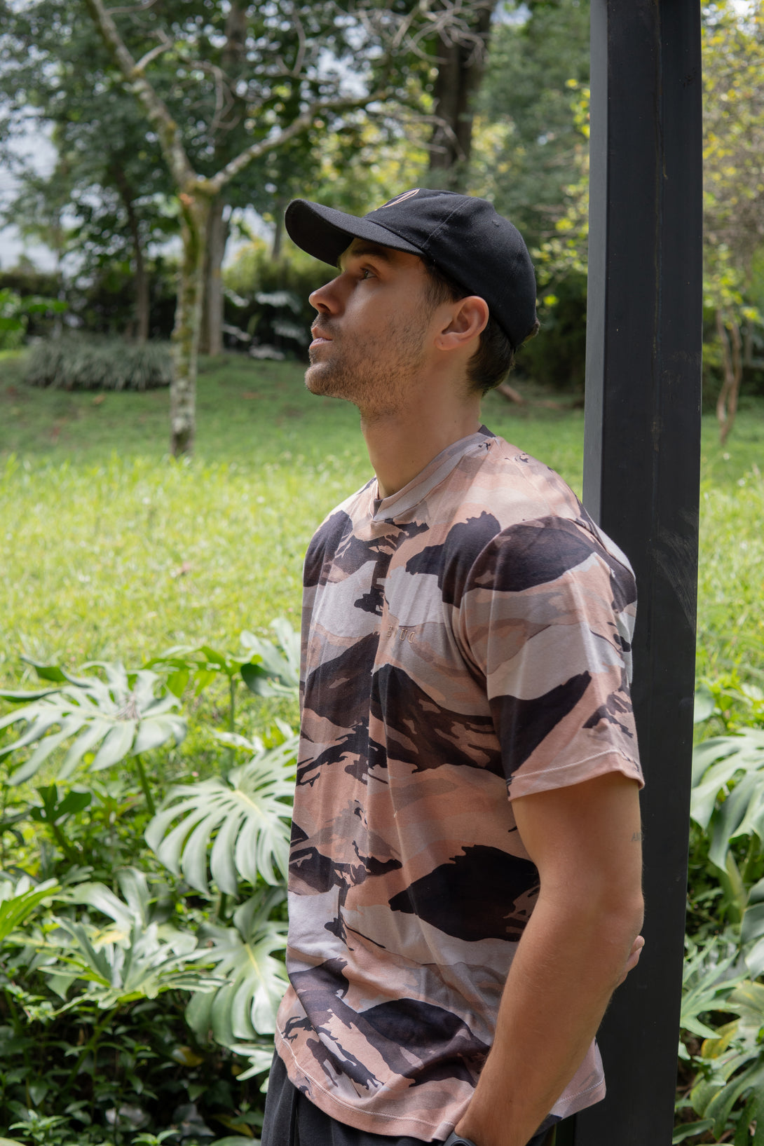 Camiseta 100% algodón camuflada